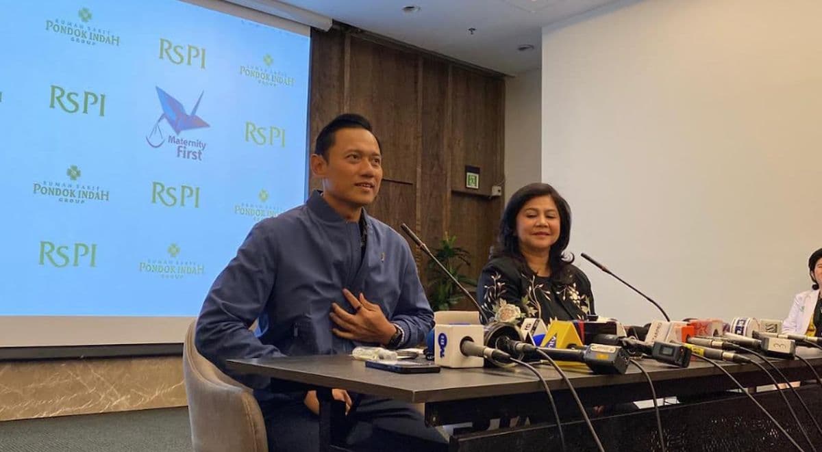 Kabar Bahagia, Anak Kedua Menteri AHY Lahir di Jakarta