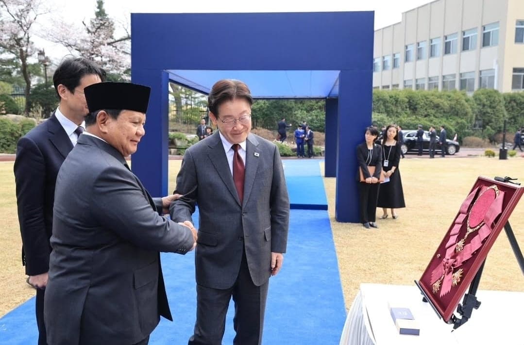 Presiden Prabowo Terima Penghargaan Tertinggi dari Korsel, The Grand Order of Mugunghwa