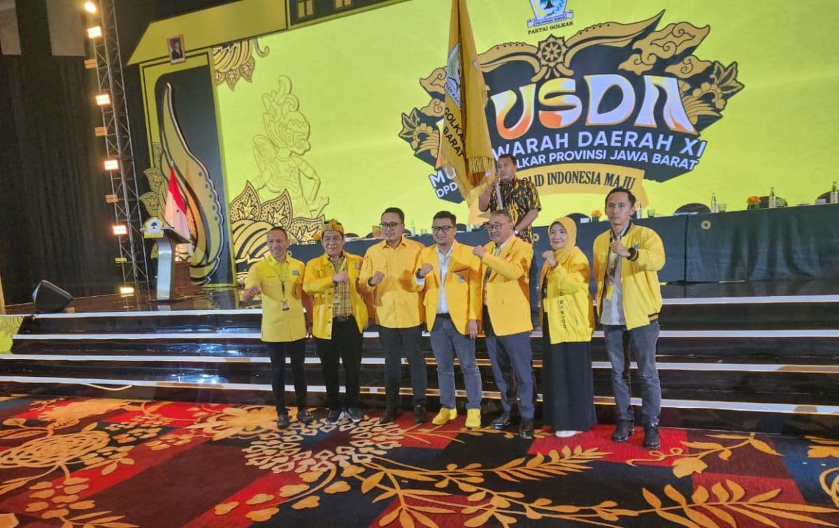 Daniel Muttaqien Terpilih Jadi Ketua Golkar Jabar, Ade Jaro Tekankan Sinergitas dengan KDM