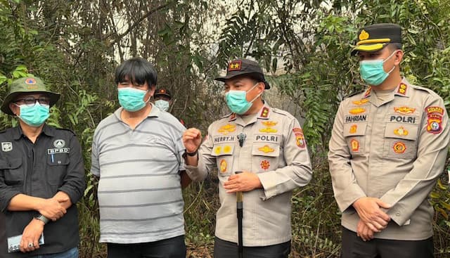 Cek Karhutla Bengkalis, Kapolda Riau Tegaskan Tak Ada Ampun bagi Pembakar Hutan!
