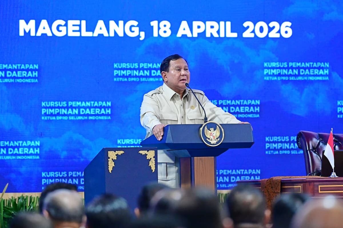 Pesan Prabowo ke Seluruh Ketua DPRD: Parpol Boleh Beda, tapi Harus Cinta Tanah Air