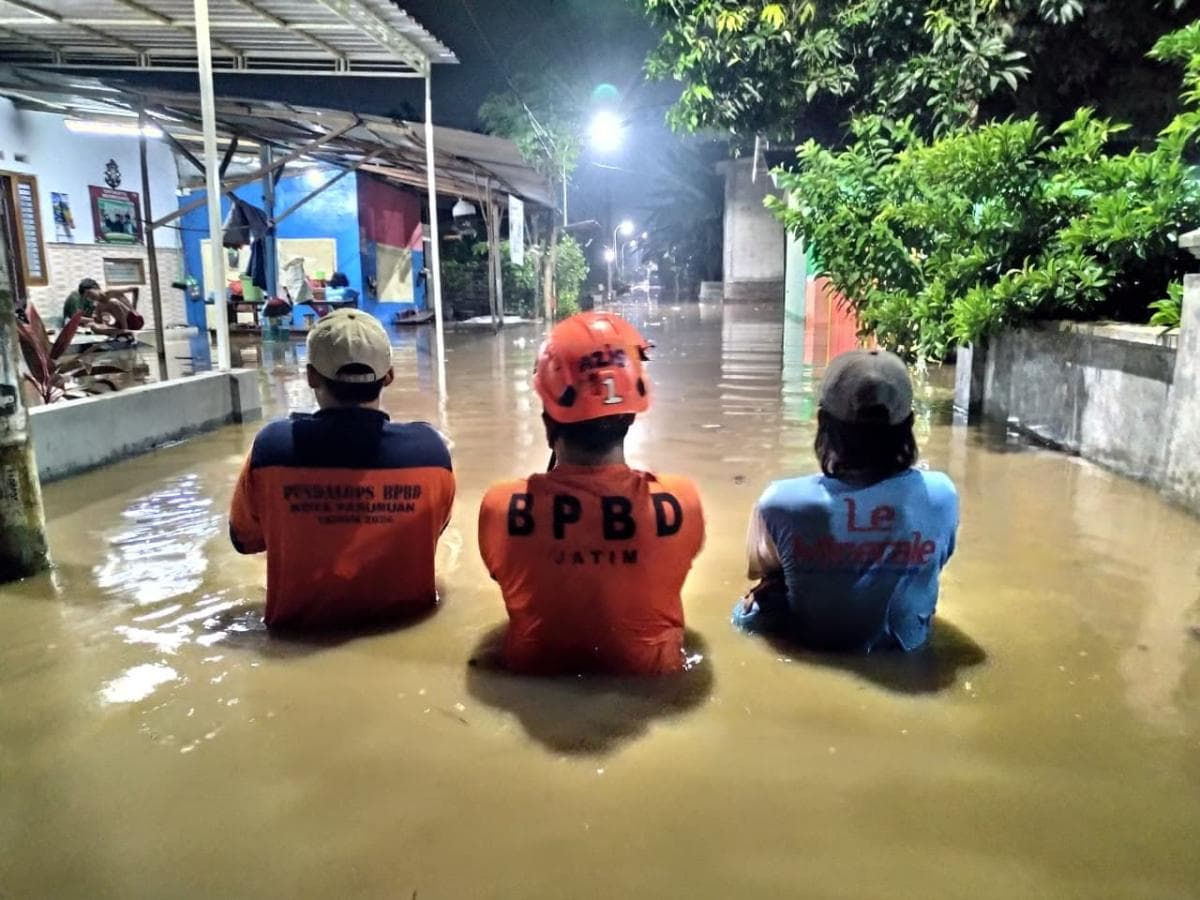 Sungai Welang Meluap, Ratusan Rumah dan Akses Jalan di Pasuruan Dilanda Banjir