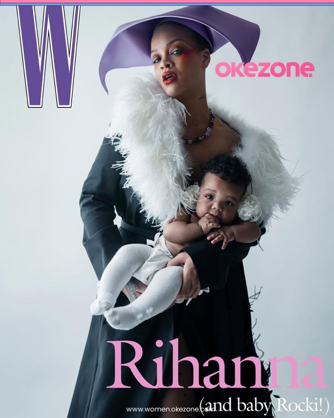 Putri Rihanna Debut Jadi Model Cover Majalah, Pakai Popok Dior