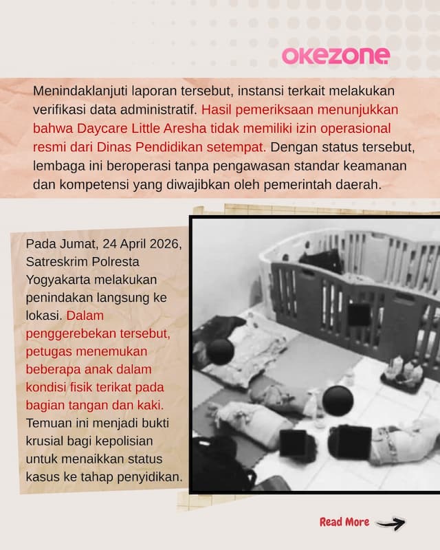 Orangtua Korban Daycare Jogja Menangis:Tangan dan Kaki Anak Saya Diikat Kencang!