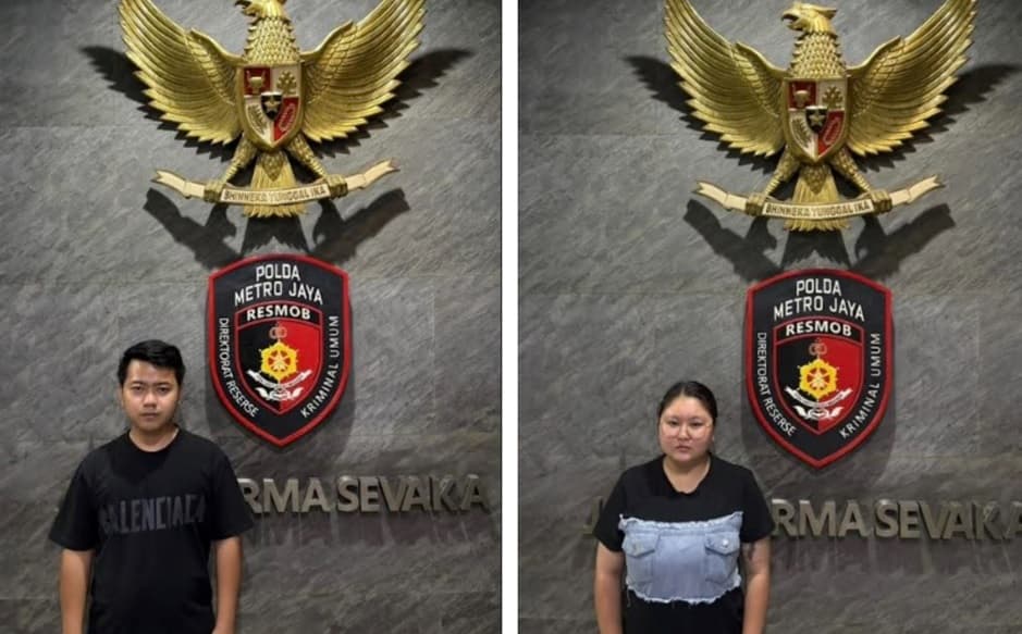 Pasutri Muda Ditangkap karena Jadi Marketing Judi Online Mantracuan, Nih Tampangnya!