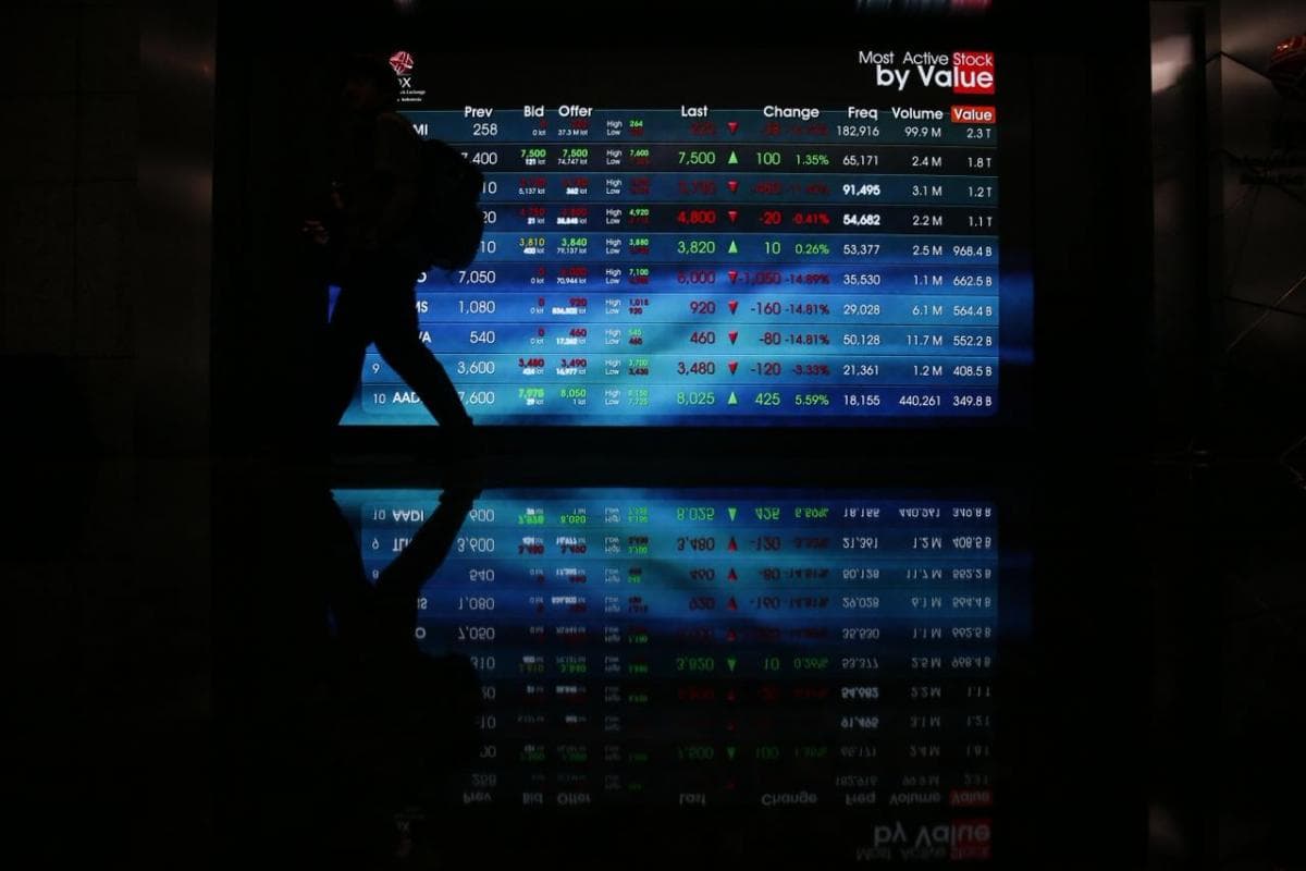 Daftar Saham Top Gainers meski IHSG Anjlok 8,35 Persen
