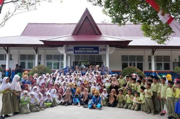 Dorong Kualitas Pendidikan, BRI Peduli Bantu Renovasi SDN 001 Sungai Pagar, Riau