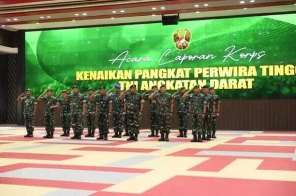 13 Brigjen Baru di TNI AD, Pecah Bintang seusai Kenaikan Pangkat Akhir September 2024