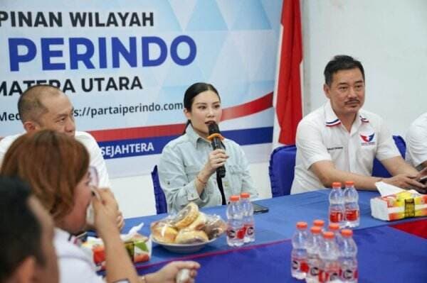 Ketum Partai Perindo Angela Tanoesoedibjo Silaturahmi ke DPW Perindo Sumut