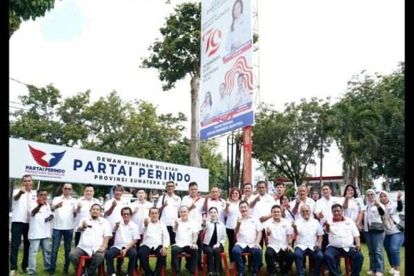 Silaturahmi ke DPW Sumut, Ketum Partai Perindo Angela Tanoesoedibjo Disambut Hangat