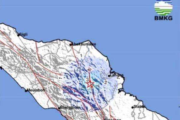 Update Gempa Hari Ini M 4,2 Guncang Gayo Lues, Warga Rasakan Getaran Kuat