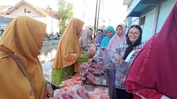 Milad Muhammadiyah Masjid Mujahidin Bagi Sayuran Gratis