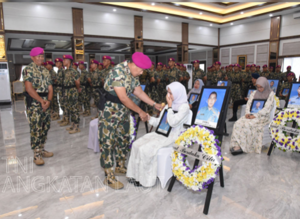 23 Prajurit Marinir Gugur di Cisarua Dapat Kenaikan Pangkat Luar Biasa