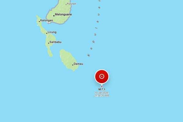 Gempa M7,1 Guncang Melonguane Sulut, BMKG: Tak Berpotensi Tsunami Gempa M7,1 Guncang Melonguane Sulut, BMKG: Tak Berpotensi Tsunami