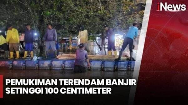 Tanggul Jebol, 3 RW di Perumahan Garden City Tangerang Terendam Banjir