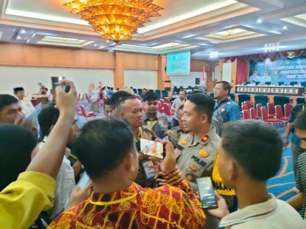 Wakapolres Rohul Hadiri Bimtek dan Sertifikasi Kompetensi Wartawan Tahun 2024