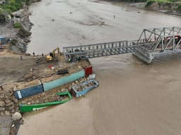 Jembatan Bireun-Aceh Tengah Tersambung Lagi, Percepat Penyaluran Bantuan Logistik