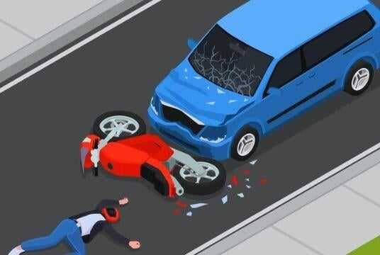 Kecelakaan Pemotor Masuk Kolong Mobil Boks di Ponorogo, Sopir Terkejut