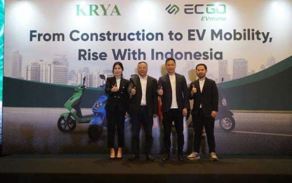 KRYA Raih Kontrak Rp240 Miliar dari EVMoto, Siap Pasok 10 Ribu Motor Listrik