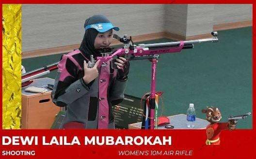 Emas ke-22 Indonesia di SEA Games 2025 dari Dewi Laila di Nomor 10m Air Rifle