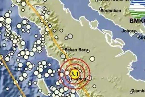 Gempa Hari Ini M 3,1 Guncang Solok Sumbar, Pusat Getaran di Darat