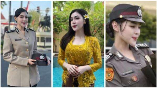 Viral Polwan Cantik Eby Veronica Mirip Artis Korea, Netizen Terpukau