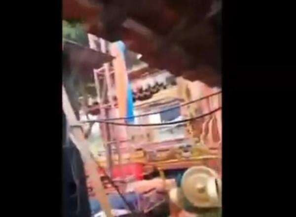 Detik-Detik Mencekam Tenda Pernikahan di Cirebon Roboh Disapu Angin Kencang, Tamu Berhamburan