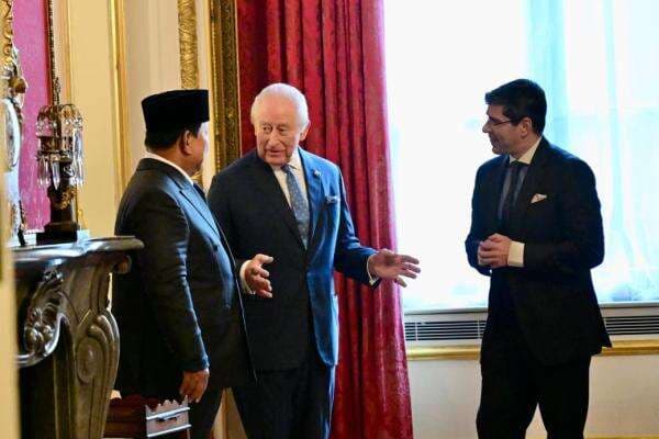 Prabowo Bertemu Raja Charles III di London, Bahas Pelestarian Satwa Liar