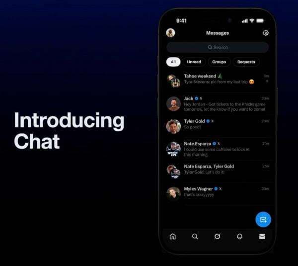 X Luncurkan Aplikasi Obrolan Chat, Dilengkapi Enkripsi End-to-End dan Fitur Mirip WhatsApp