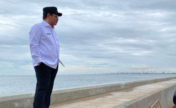 Cek Progres Tanggul Laut Ancol Sepanjang 2,1 Km, Pramono: Sudah 95
