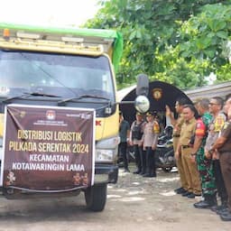 Polres Kobar Kawal Distribusi Logistik Pilkada 2024