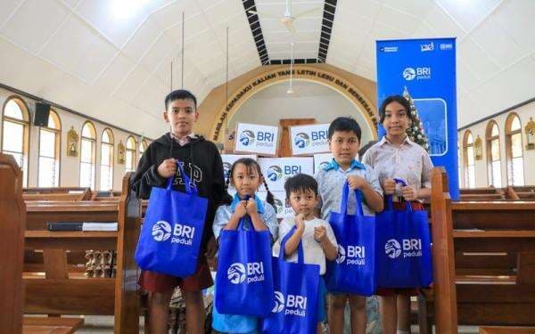 Maknai Natal 2025, BRI Peduli Salurkan Puluhan Ribu Paket Sembako