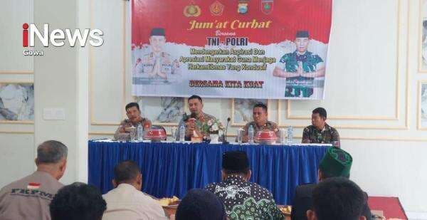 Dengar Aspirasi dan Apresiasi Masyarakat, Polres Gowa Gelar Jumat Curhat Dengar Aspirasi dan Apresiasi Masyarakat, Polres Gowa Gelar Jumat Curhat