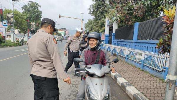 Polsek Limbangan Garut Gencar Operasi Knalpot Brong