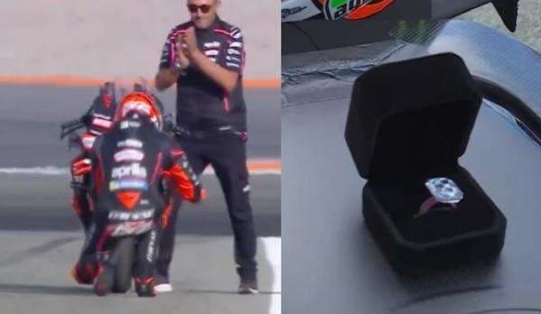 Viral di MotoGP Valencia! Marco Bezzecchi Melamar Motornya Usai Kemenangan Epik