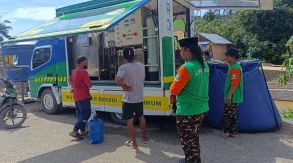 Mobil Sanitasi Air Bersih Dikirim ke Wilayah Terdampak Banjir Bandang Sumbar
