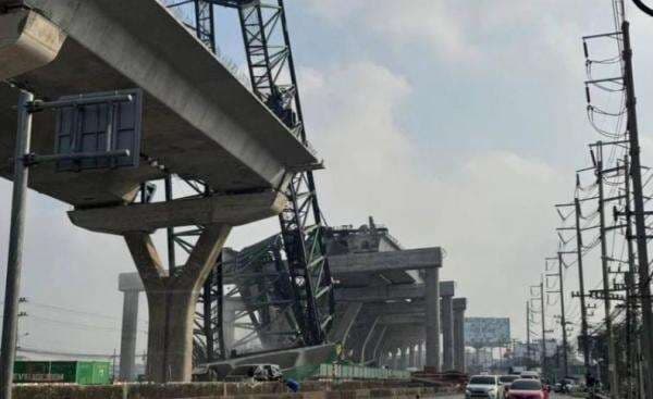 Lagi, Crane Pembangunan Jembatan Ambruk di Thailand Telan Korban Jiwa