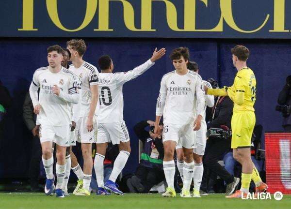 Hasil Villarreal vs Real Madrid di Liga Spanyol 2025-2026: Kylian Mbappe Menggila, Los Blancos Menang 2-0