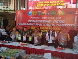 Polda Metro Jaya Bongkar Jaringan Narkoba Internasional, Sita 207 Kg Sabu dan 90 Ribu Butir Ekstasi