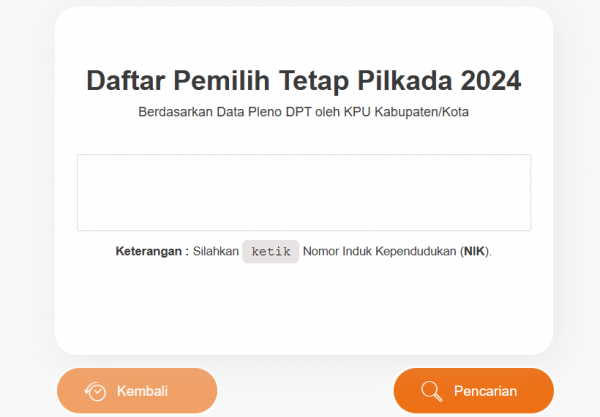 Cek DPT Online Pilkada 2024 Dengan Mudah