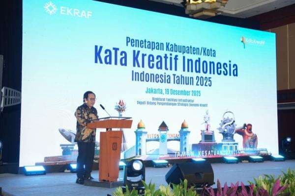 Kementerian Ekraf Apresiasi 6 Kabupaten/Kota yang Dukung Ekosistem Kreatif