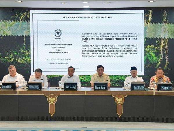 900 Hektare Lahan Sawit Ilegal Kembali Dipulihkan Jadi Hutan Konservasi