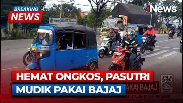 Demi Hemat Biaya, Pasangan Suami Istri Nekat Mudik Pakai Bajaj Sejauh Ratusan Kilometer Demi Hemat Biaya, Pasangan Suami Istri Nekat Mudik Pakai Bajaj Sejauh Ratusan Kilometer