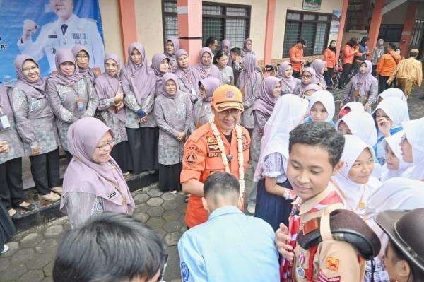 Tingkatkan Kesiapasiagaan Bencana di Lingkunggan Sekolah, BPPD Cimahi Gelar Kegiatan SMAB