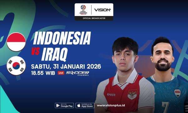 Jadwal dan Link Live Streaming Timnas Futsal Indonesia vs Irak di Piala Asia Futsal 2026 di VISION+, Klik di Sini!