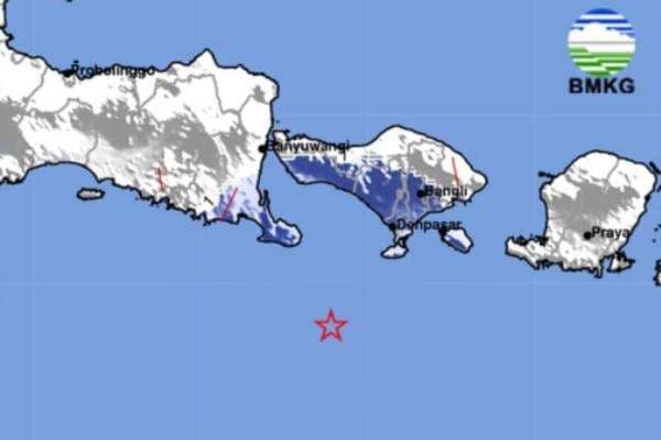 Gempa Hari Ini Magnitudo 4,5 Guncang Kuta Selatan Bali, Terasa hingga Jembrana