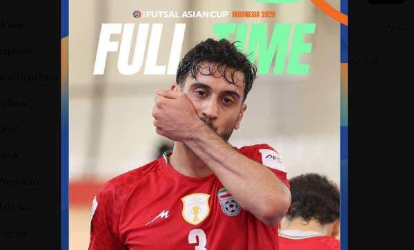 Hasil Timnas Futsal Iran vs Arab Saudi di Piala Asia Futsal 2026: Menang 2-0, Team Melli Bikin Malaysia Terjepit!