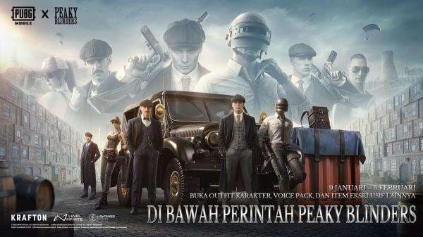 PUBG MOBILE Umumkan Kolaborasi dengan Peaky Blinders, Mainkan Keluarga Shelby di Battlegrounds