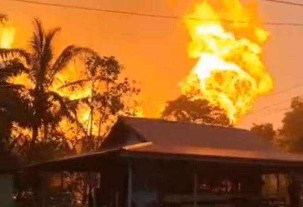 Setelah 13 Jam, Kebakaran Pipa Gas PT TGI Indragiri Hilir Berhasil Dipadamkan