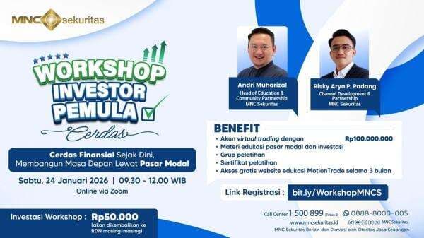 Ayo Bangun Masa Depan Finansial sejak Dini Lewat Workshop Investor Pemula MNC Sekuritas Sabtu Ini!
